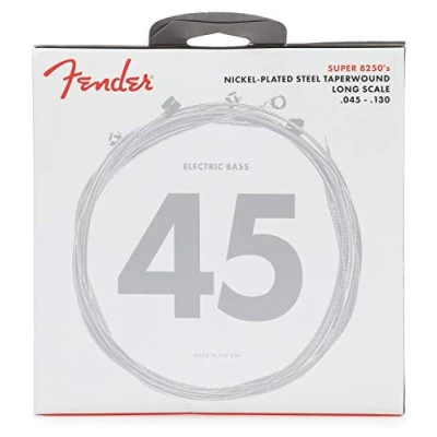 Afbeelding van Fender Strings Super 8250 5M 45 130TW nikkel Plated Steel Snarenset voor 5 string basgitaar