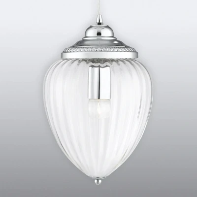 Afbeelding van Searchlight Glazen hanglamp Pendants met groeven