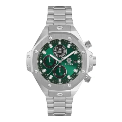 Afbeelding van Philipp Plein Chrono Royal PWLFA0425 Horloge Staal Zilverkleurig Ø 46 mm