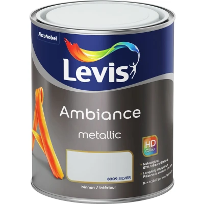 Afbeelding van Levis Ambiance Metallic Zilver 1L (Metallic)