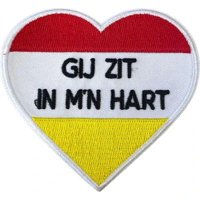 Afbeelding van Fjesta© Oeteldonk embleem hart Gij zit in m&#039;n