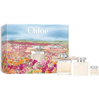 Afbeelding van Chloé Giftset 75 ml eau de parfum spray + 5 100 bodylotion cadeauset voor dames