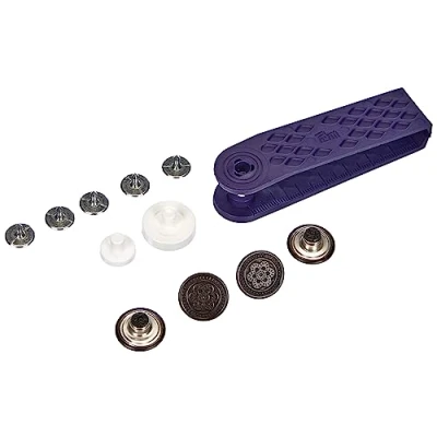 Afbeelding van Prym 622,211 Jeansknopen bloem 17mm oudmessing 8st
