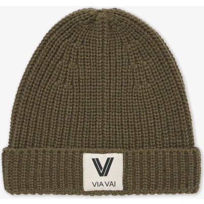 Afbeelding van VIA VAI Zola Mae Wool combi maat 1 size Dames Mutsen Groen
