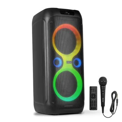 Afbeelding van Fenton Core160 party box met microfoon Bluetooth speaker