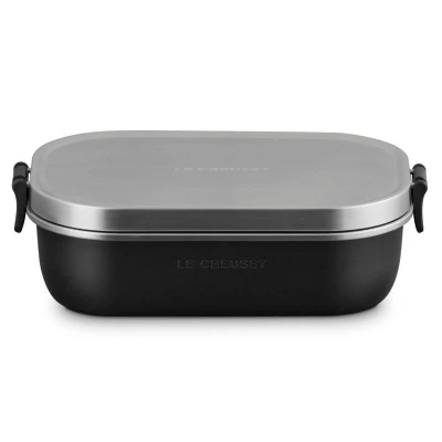 Afbeelding van Le Creuset On The Go Lunchbox Mat Zwart 900 ml