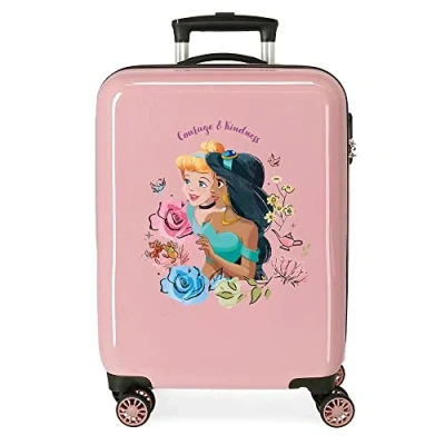 Afbeelding van Disney Prinses cabinekoffer, roze, 38 x 55 20 cm, hard plastic, zijdelingse combinatiesluiting, 34 l, 2 kg, 4 wielen