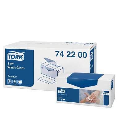 Afbeelding van Tork Zachte Wasdoek 1 laags XL Wit 742200