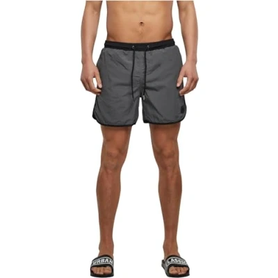 Afbeelding van Urban Classics Retro Zwemshorts, Heren, Maat: XL, Black darkshadow