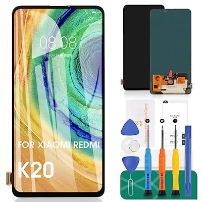 Afbeelding van OLED Voor Xiaomi Mi 9T Lcd scherm Pro Vervanging Redmi K20 Touch Digitizer Vergadering M1903F10G Reparatie Kits (met FigerPrint Functie)