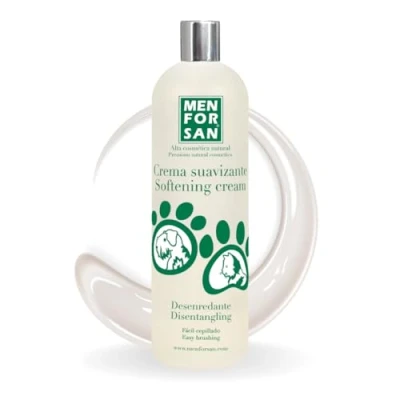 Afbeelding van MENFORSAN Verzachtende Ontwarrende Crème voor Honden en Katten Conditioner Maakt borstelen Gemakkelijker Zijdezachte &amp; Glanzende Vacht 1 L