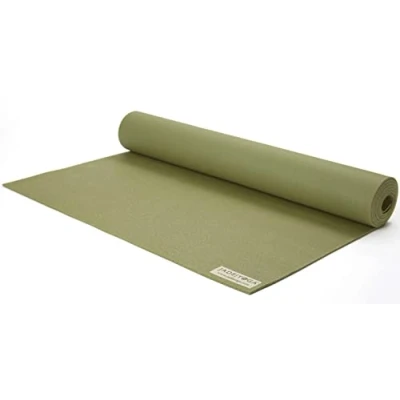 Afbeelding van JadeYoga yogamat voor op reis, natuurlijk rubber, lichte en draagbare fitnessmat, thuis in de sportschool, yogamat, stretchmat, antislip vrouwen, heren