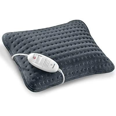 Afbeelding van Beurer HK 48 Cosy sierwarmtekussen met snelle opwarming, 3 verlichte temperatuurstanden en automatische uitschakelfunctie, extra zacht decoratiekussen