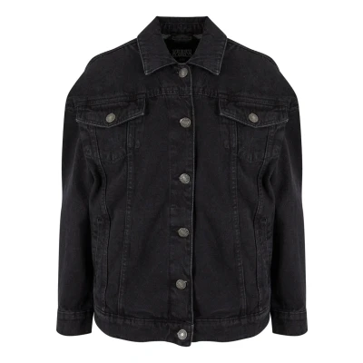 Afbeelding van Urban Classics Oversized 90‘S Spijkerjas, Dames, Maat: Medium, Black washed
