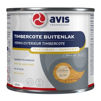 Afbeelding van Avis Timbercote Licht Grenen Hoogglans 0,5 liter Blanke lak &amp; Beits