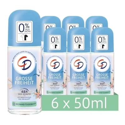 Afbeelding van CD Deo Roll On Grote vrijheid frisse bries met aquarsche geur, zonder aluminium, 50 ml