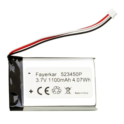 Afbeelding van Fayerkar 3,7 V 1100 mAh 523450P batterijvervanging voor Corsair Void Elite RGB, Virtuoso Pro, Pro RGB SE H2100 Wireless Game Headset