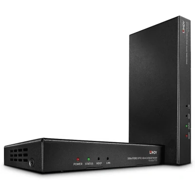 Afbeelding van Lindy Extender HDMI 2.0 18G Fibre Optic &amp; IR 300m