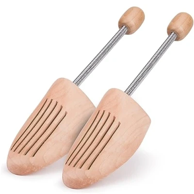 Afbeelding van SULPO 1 Parar schoenspanner schoenenrek van echt hout voor dames en heren crease protector shoe stretcher ademend diverse maten ook geschikt laarzen of sneakers tree