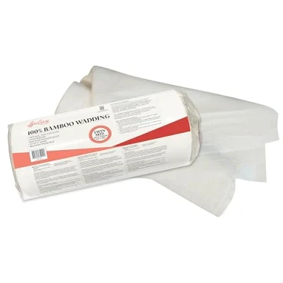 Afbeelding van Sew Easy 100% bamboewatten niet allergeen, antibacterieel, premium verfijnd slagboekje, machinewasbaar, quilten, woondecoratie, tassen, wandkleden, poppen maken, applicatie Twin size 182 x 228 cm