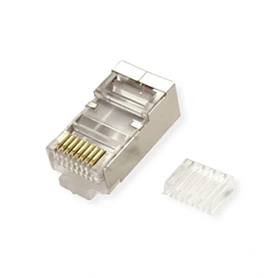 Afbeelding van VALUE Cat. 6/6A STP RJ 45 connector, afgeschermd, 100 stuks