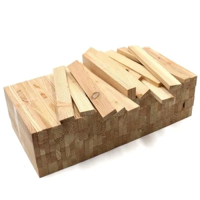 Afbeelding van 80 x houten lijst, 22 8 160 mm, eiken, losse knutselblokken om te knutselen, knutselstokken (lariks mm)