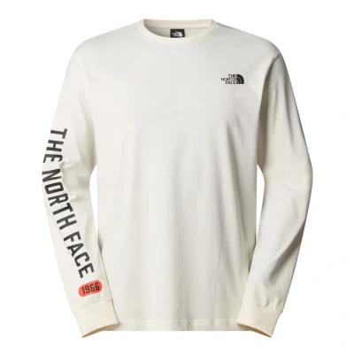 Afbeelding van The North Face T shirt met tekst wit