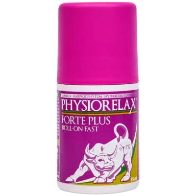 Afbeelding van Physiorelax Forte Plus Roll On, meer frisheid, bevordert de massage, gemakkelijk te transporteren, 75 ml