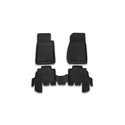 Afbeelding van Rubbermatten element Maatwerk vloermatten JEEP Wrangler 4 deurs 2007 2018 stuks.