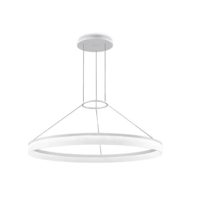 Afbeelding van LEDS C4 LED hanglamp CIRC Rond, Ø 100 cm, wit, aluminium