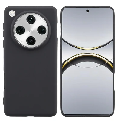 Afbeelding van Oppo Find X8 Pro Hoesje Siliconen en TPU (zacht) imoshion Softcase/Backcover Zwart Telefoonhoesje