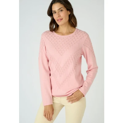 Afbeelding van Damart Trui met siersteek Thermolactyl Vrouwen Roze M