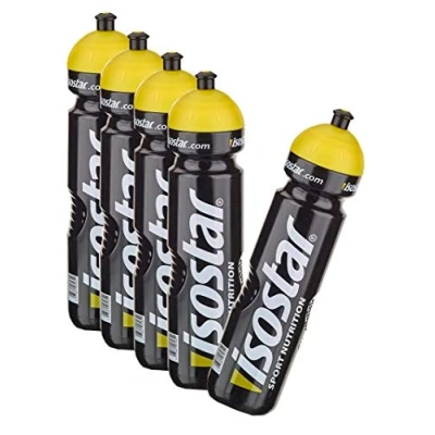 Afbeelding van Isostar Sportdrinkfles, 5 x 1000 ml, BPA vrij, waterfles voor hardlopen, fietsen, wandelen, praktische en lekvrije push