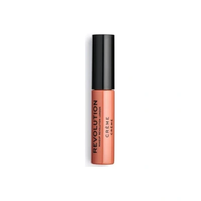 Afbeelding van Makeup Revolution, Lippenstift + lipgloss, Crème (101 Stukje cake 3 ml)