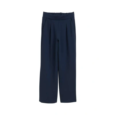 Afbeelding van TOM TAILOR DENIM Bandplooibroek donkerblauw