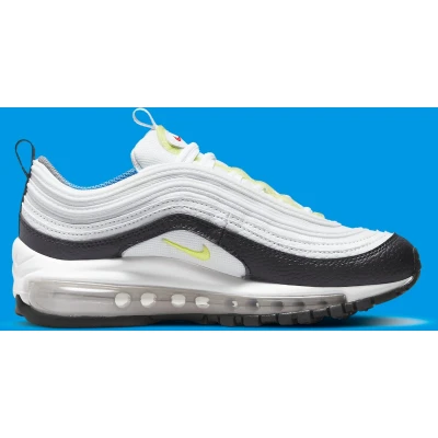 Afbeelding van Nike Sportswear Lifestyle AIR MAX 97 Sneakers laag voor kinderen, Maat: 39, Weissgelbschwarz Leer