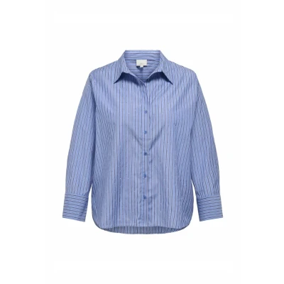 Afbeelding van ONLY CARMAKOMA blouse blauw