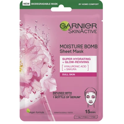 Afbeelding van Skinactive Moisture Bomb (sakura) Face Mask 1.0ks