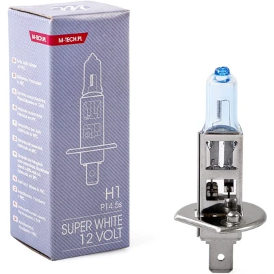 Afbeelding van M Tech SuperWhite H1 12V 55W Enkel