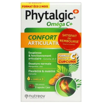 Afbeelding van Phytalgic Omega C + BT120 120 Capsules