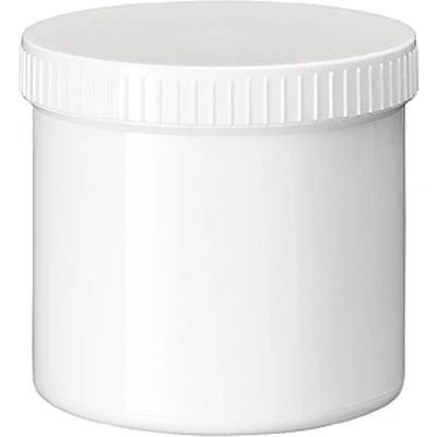 Afbeelding van Blockland Zalfpot Wit Pp Plastobel Gedopt 500ml, 24 stuks