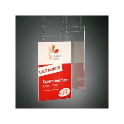 Afbeelding van Postertas Sigel wandmodel A4 transparant acryl