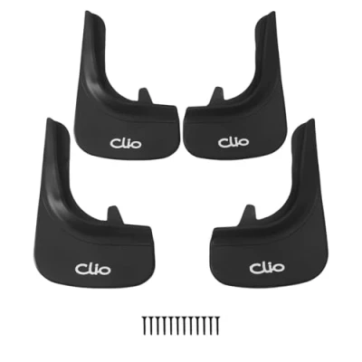 Afbeelding van accessorypart Vuilvanger spatbord voor Renault Clio II III IV V vooraan achter 4 stukken