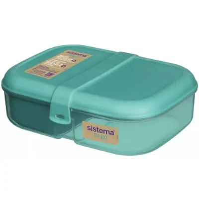 Afbeelding van Sistema Ocean Bound Lunchbox Ribbon 1,1L Assortiment Prijs Per Stuk Blauw