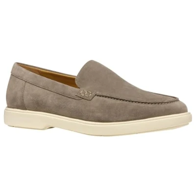 Afbeelding van Geox Spherica Instappers, Heren, Maat: 45, Dove grey Leer