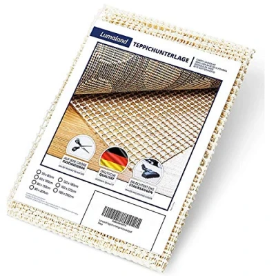 Afbeelding van Lumaland anti slip ondertapijt mat voor onder tapijt / kleed voorkomt uitglijden verkrijgbaar in verschillende maten 80 x 150 cm