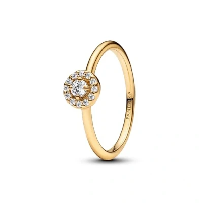 Afbeelding van Pandora 163554C01 Round Pave Halo Ring 54 is maat 17.25