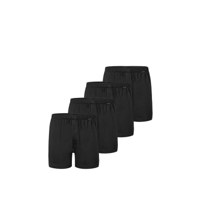 Afbeelding van Schiesser 4 PACK Boxershorts, Heren, Maat: 3XL, Schwarz