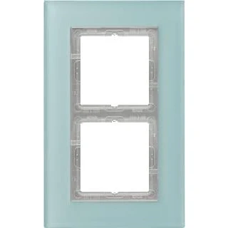 Afbeelding van Jung ls plus glas 2 voudig afdekraam horizontaal verticaal 186x115mm ip20 lsp982glas
