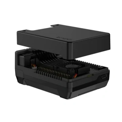 Afbeelding van Argon Neo 5 M.2 NVMe PCIe behuizing voor Raspberry Pi 5, aluminium met geïntegreerde ventilator